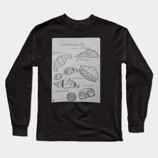 French Friday Sketches Long Sleeve T-Shirt